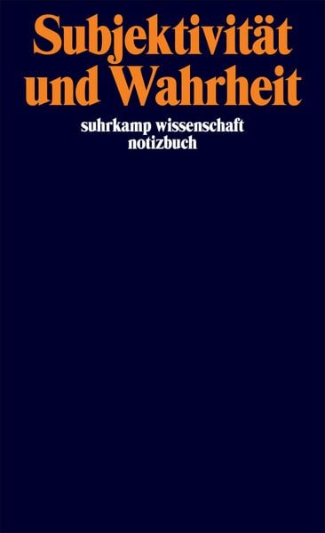 Produktbild: Foucault Notizbuch &raquo;Subjektivit&auml;t und Wahrheit&laquo;