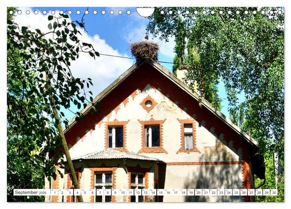 Produktbild: Alle St&ouml;rche sind schon da - Ein Dorf in Ostpreu&szlig;en und seine Sommerg&auml;ste (Wandkalender 2026 DIN A4 quer), CALVENDO Monatskalender