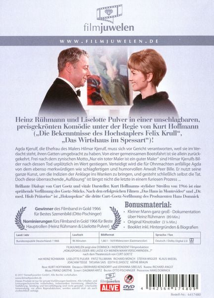 Produktbild: Hokuspokus oder: Wie lasse ich meinen Mann verschwinden...?
