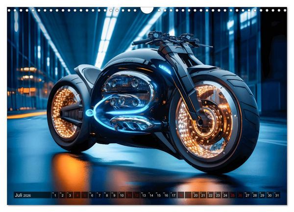 Produktbild: Dream Bikes - Motorr&auml;der aus der Zukunft (Wandkalender 2026 DIN A3 quer), CALVENDO Monatskalender