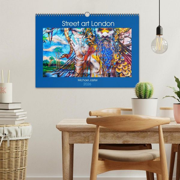 Produktbild: Street art London Michael Jaster (Wandkalender 2026 DIN A3 quer), CALVENDO Monatskalender