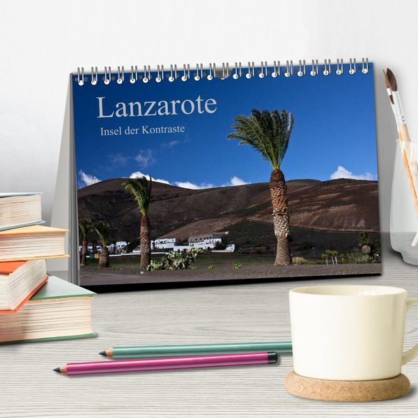Produktbild: Lanzarote (Tischkalender 2026 DIN A5 quer), CALVENDO Monatskalender