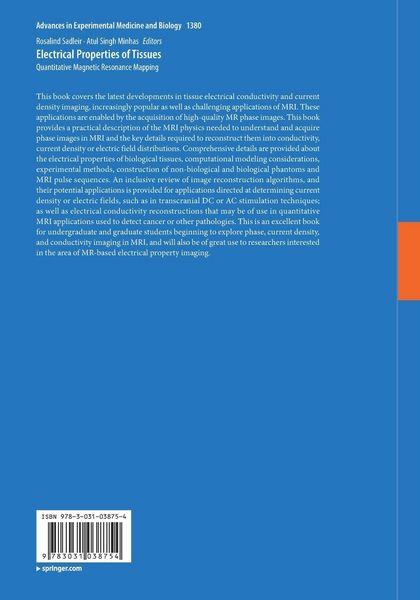 Produktbild: Electrical Properties of Tissues