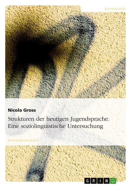 Strukturen der heutigen Jugendsprache. Eine soziolinguistische Untersuchung, Taschenbuch von Nicola Gross, GRIN, 9783638682138
