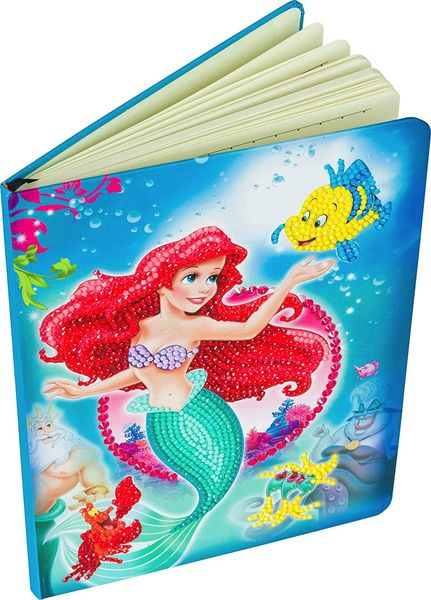Produktbild: Craft Buddy CANJ-DNY601 - Crystal Art, The Little Mermaid, Notebook, 26x 18 cm