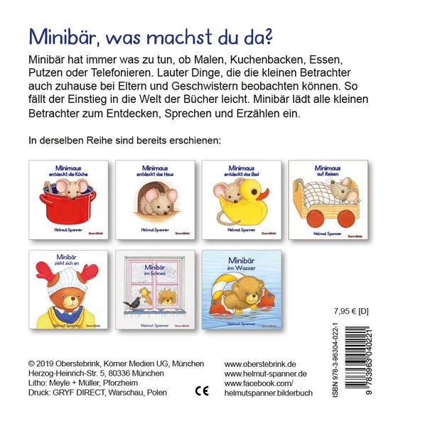 Produktbild: Minib&auml;r, was machst du da?
