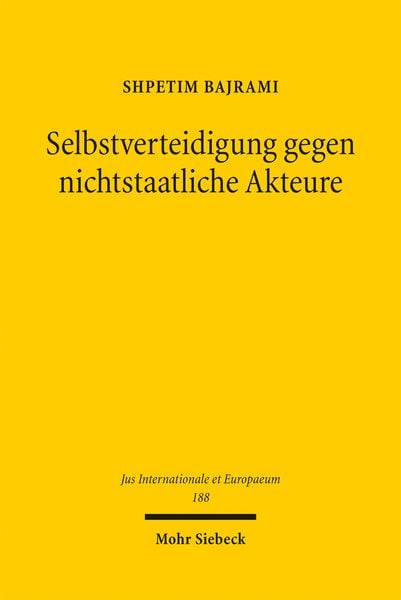 Produktbild: Bajrami, S: Selbstverteidigung gegen nichtstaatliche Akteure