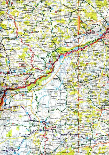 Produktbild: BVA ADFC Radtourenkarte Oberbayern Ost Chiemsee/Inn 1:150.000