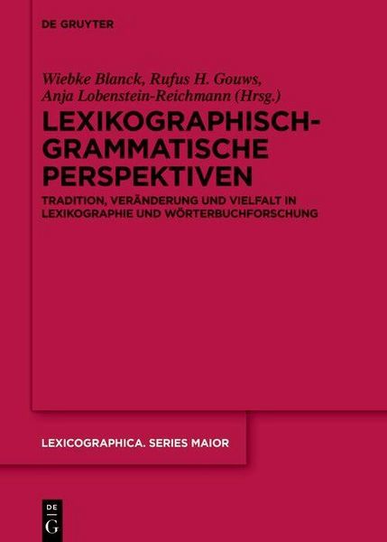 Produktbild: Lexikographisch-grammatische Perspektiven