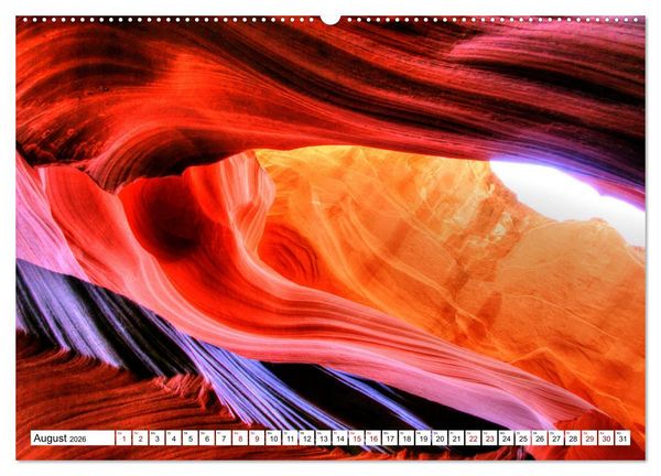 Produktbild: Glanzlichter der USA (hochwertiger Premium Wandkalender 2026 DIN A2 quer), Kunstdruck in Hochglanz