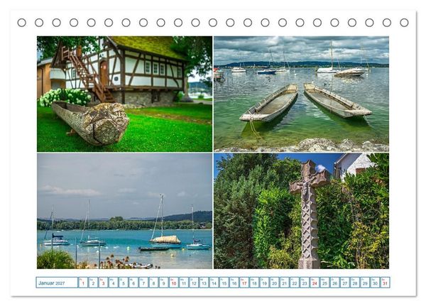 Produktbild: Die H&ouml;ri - malerische Halbinsel am westlichen Bodensee (Tischkalender 2027 DIN A5 quer), CALVENDO Monatskalender