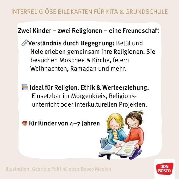 Produktbild: Bet&uuml;l und Nele erleben das Opferfest. Kamishibai Bildkartenset.