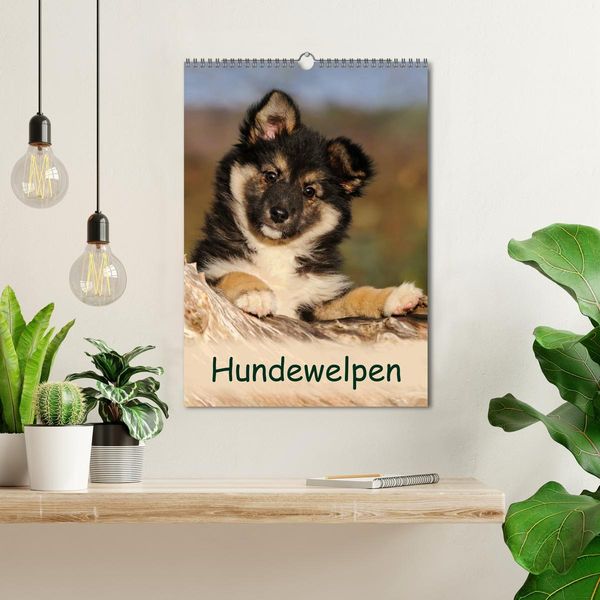 Produktbild: Hundewelpen (Wandkalender 2026 DIN A3 hoch), CALVENDO Monatskalender