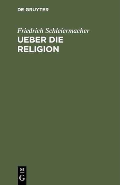 Produktbild: Ueber die Religion