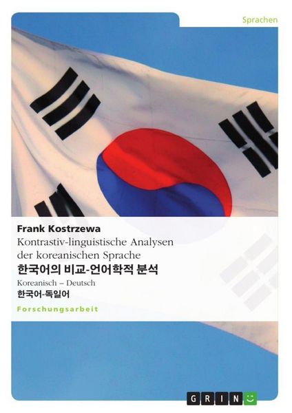 Produktbild: Kontrastiv-linguistische Analysen der koreanischen Sprache