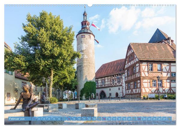 Produktbild: Main-Tauber-Romantik (Wandkalender 2026 DIN A2 quer), CALVENDO Monatskalender