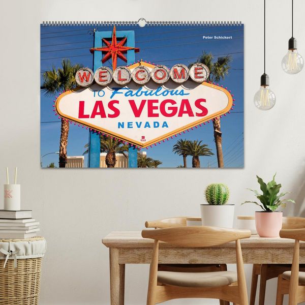 Produktbild: Las Vegas (Wandkalender 2026 DIN A2 quer), CALVENDO Monatskalender
