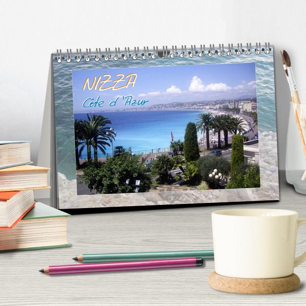 Produktbild: Nizza, C&ocirc;te d'Azur (Tischkalender 2026 DIN A5 quer), CALVENDO Monatskalender