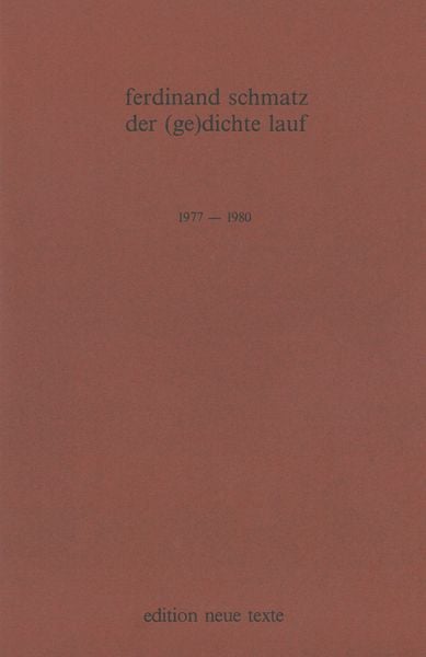 Produktbild: Der Gedichte Lauf