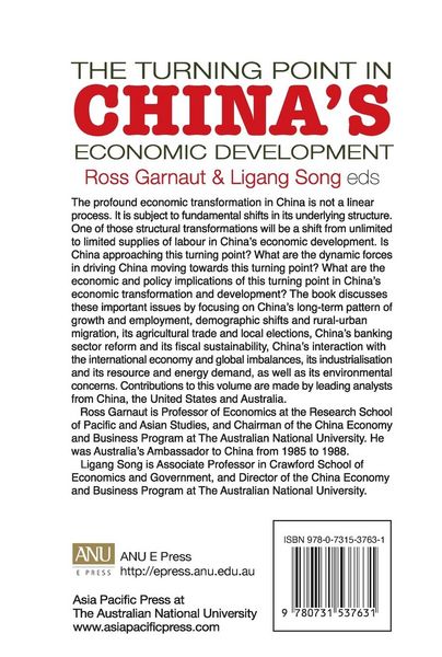 Produktbild: The Turning Point in China's Economic Development