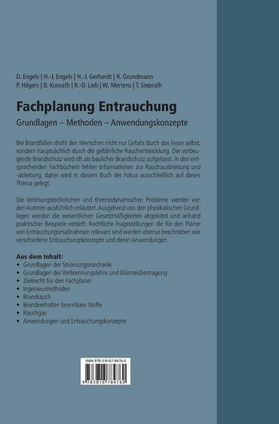 Produktbild: Fachplanung Entrauchung