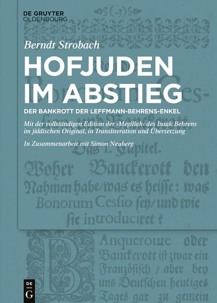 Produktbild: Hofjuden im Abstieg: Der Bankrott der Leffmann-Behrens-Enkel