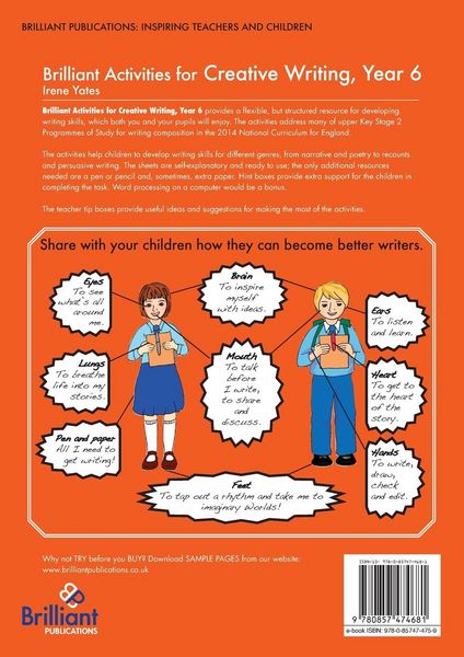 Produktbild: Brilliant Activities for Creative Writing, Year 6-Activities for Developing Writing Composition Skills