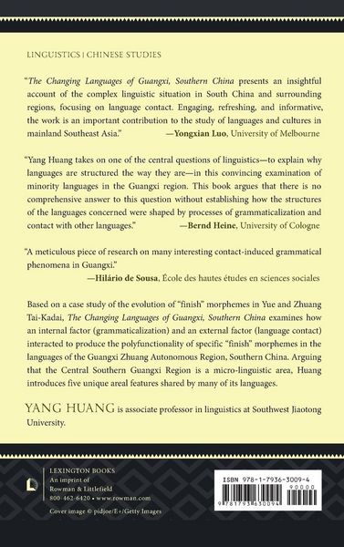 Produktbild: Changing Languages of Guangxi, Southern China