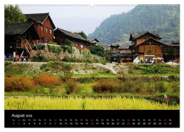 Produktbild: Impressionen aus China (hochwertiger Premium Wandkalender 2026 DIN A2 quer), Kunstdruck in Hochglanz