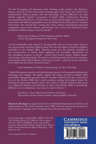 Produktbild: The Legacy of Israel in Judah's Bible