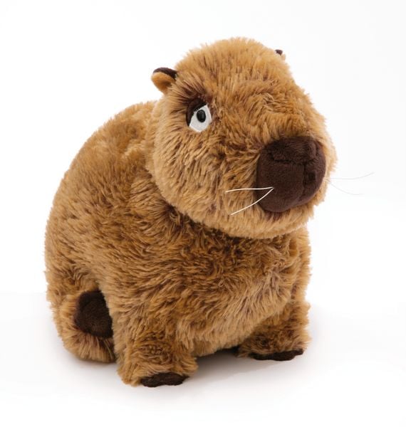 Produktbild: NICI 61223 - Capybara Capy-Barbara, Pl&uuml;sch, sitzend, 27 cm, GREEN