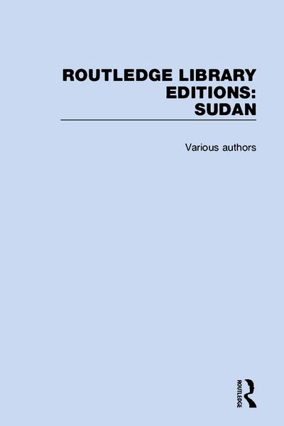 Produktbild: Routledge Library Editions: Sudan