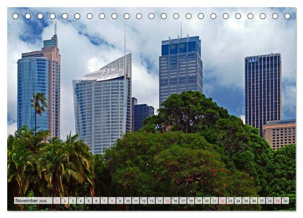 Produktbild: SYDNEY Australiens Traummetropole (Tischkalender 2026 DIN A5 quer), CALVENDO Monatskalender
