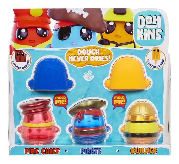 Produktbild: DohKins Hero Pack (Builder, Pirate, Fire Chief)- Assortment 1