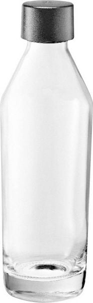 SODAPOP Glaskaraffe 700ml inkl. Bottle Shirt grau für JOY & Sharon Up