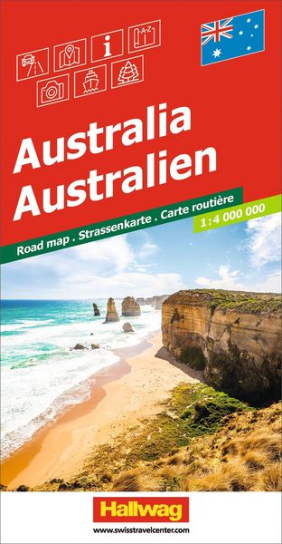 Produktbild: Hallwag Strassenkarte Australien 1:4 Mio.