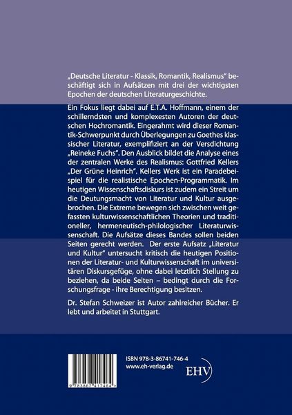 Produktbild: Deutsche Literatur - Klassik, Romantik, Realismus