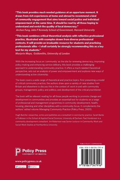 Produktbild: Critical community practice