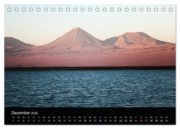 Produktbild: Atacama: Die W&uuml;ste im Norden Chiles (Tischkalender 2026 DIN A5 quer), CALVENDO Monatskalender