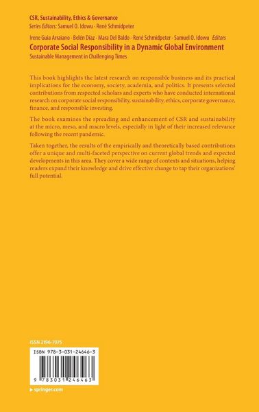 Produktbild: Corporate Social Responsibility in a Dynamic Global Environment