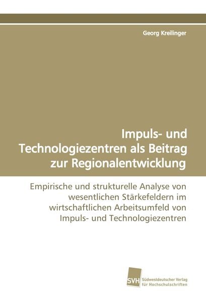 Produktbild: Impuls- und Technologiezentren als Beitrag zur Regionalentwicklung