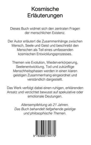 Produktbild: Kosmische Erl&auml;uterungen