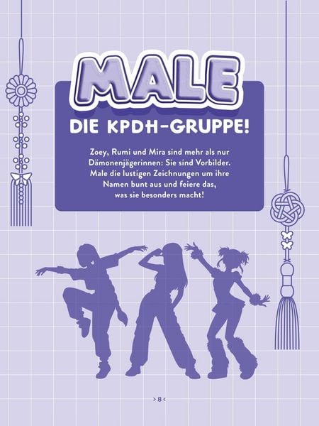 Produktbild: Das inoffizielle K-POP DEMON HUNTERS Activity Buch