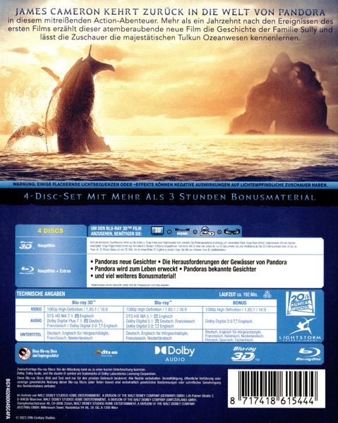 Avatar - The Way of Water (Blu-ray 3D) (+ Blu-ray 2D)