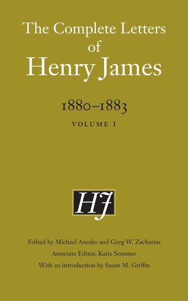 Produktbild: Complete Letters of Henry James, 1880-1883