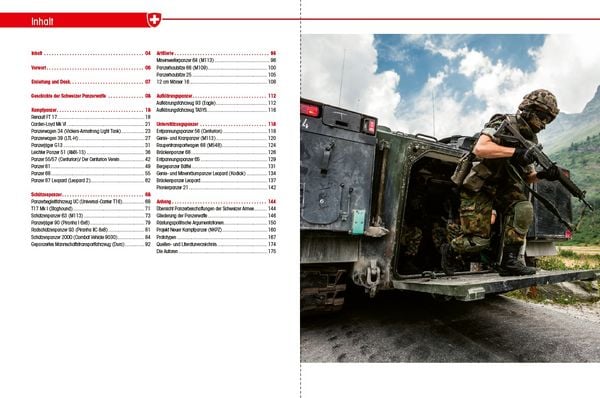 Produktbild: Panzerfahrzeuge der Schweizer Armee
