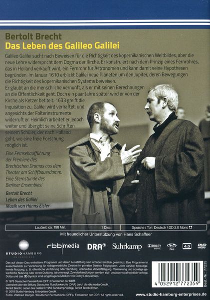 Produktbild: Das Leben des Galileo Galilei - DDR TV-Archiv