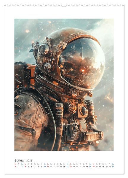 Produktbild: Dampf und Sterne (Wandkalender 2026 DIN A2 hoch), CALVENDO Monatskalender