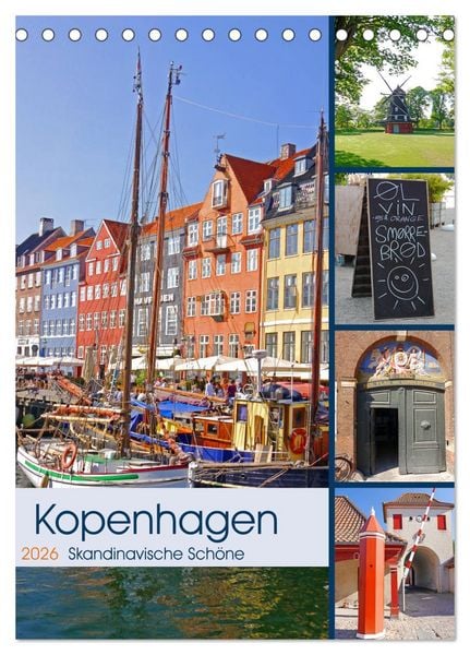 Produktbild: Kopenhagen. Skandinavische Sch&ouml;ne (Tischkalender 2026 DIN A5 hoch), CALVENDO Monatskalender