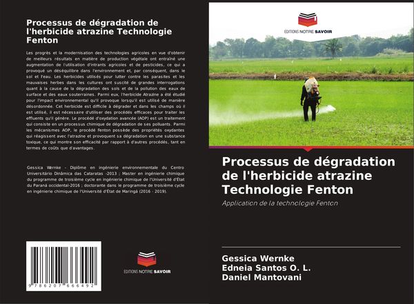 Produktbild: Processus de d&eacute;gradation de l'herbicide atrazine Technologie Fenton